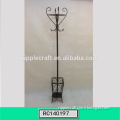 LATEST Free Standing Wrought Iron Coat Rack Stand with Umbrella Holder